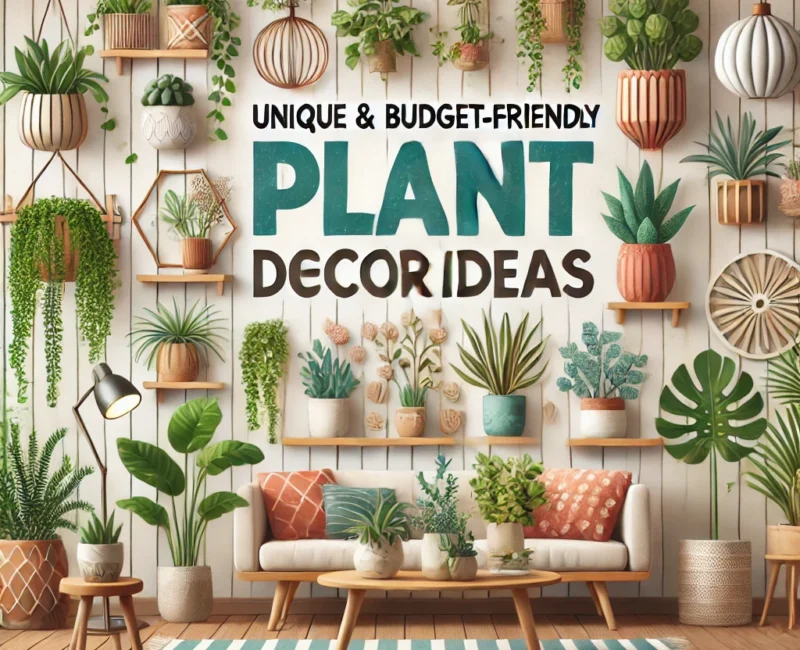 10 Plant Decor Ideas That Are Both Unique and Budget-Friendly