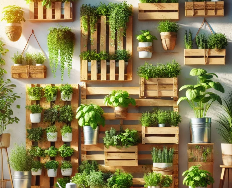 10 DIY Vertical Gardens for Growing Better Herbs