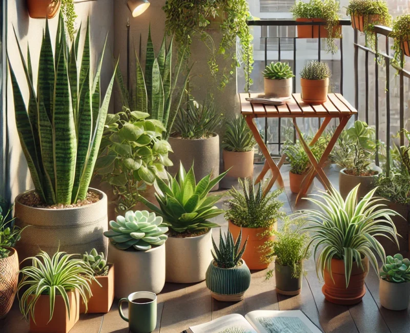 10 Low Maintenance Balcony Plants for Beginners