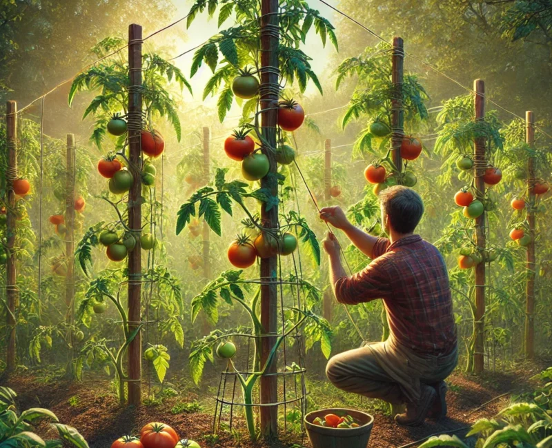 10 Tips for Staking Tomatoes for a Better Harvest