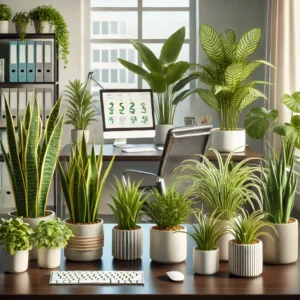 Air-Purifying Plants for Office Desks