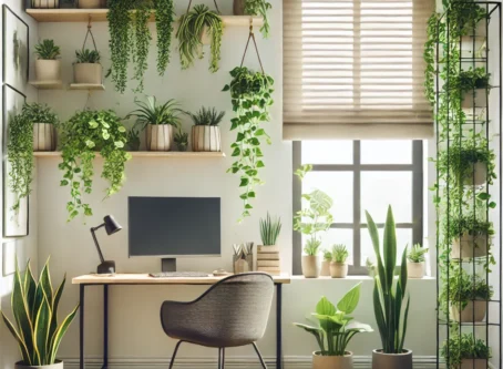 Create a Green Office Corner in Minimal Space