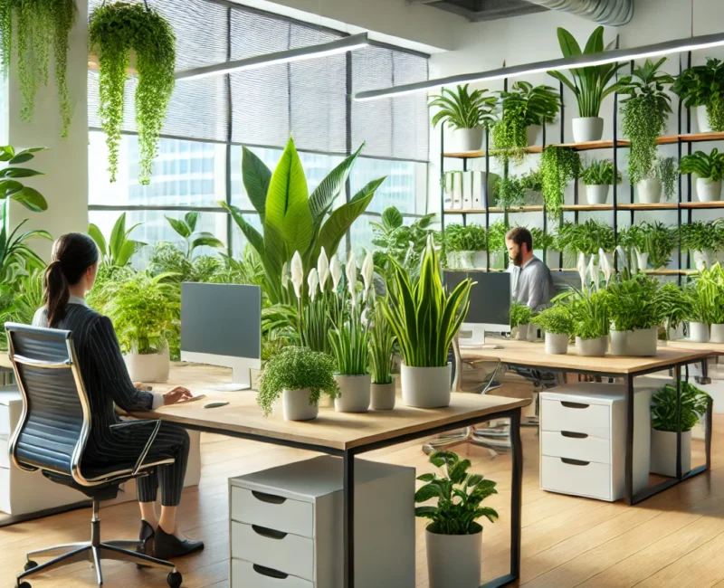 How Office Plants Boost Productivity and Reduce Stress