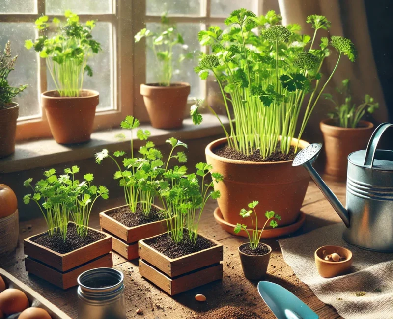 How to Grow Cilantro Indoors from Seed