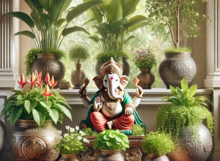 Stunning Planters for Ganesh Decoration at Home