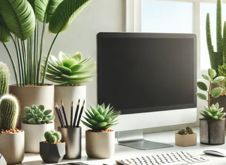 Stylish Plant Ideas to Brighten Your Office Desk