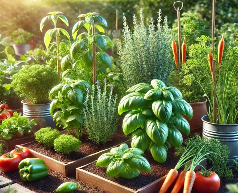 The Best Companion Herbs to Grow with Vegetables