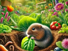 A Vole’s Role in a Garden Helpful or Harmful