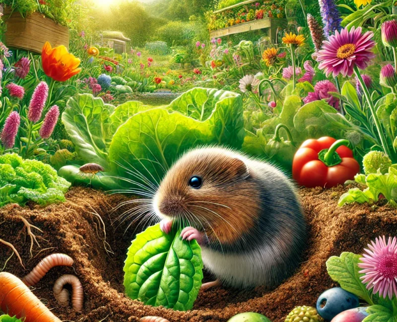 A Vole’s Role in a Garden Helpful or Harmful