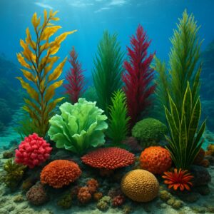 Oceanic Gardens: Plant Types in the Ocean