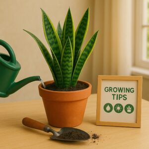 Snake Plant Care 101: Water, Light & Growing Tips