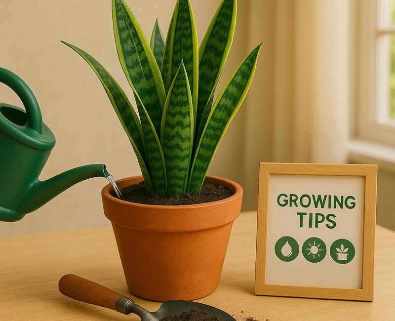 Snake Plant Care 101: Water, Light & Growing Tips
