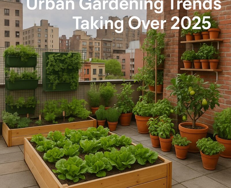 Urban Gardening Trends Taking Over 2025