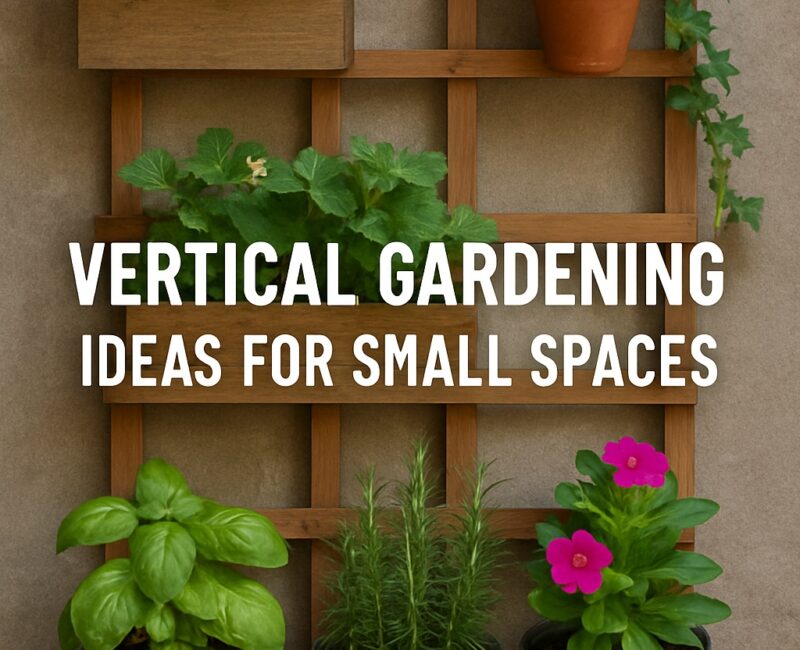 Vertical Gardening Ideas for Small Spaces